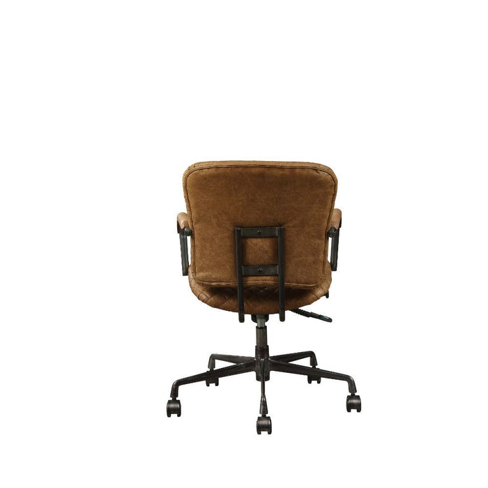 Josi - Executive Office Chair - Coffee Top Grain Leather Sacramento Furniture Store Furniture store in Sacramento