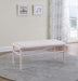 Massi - Tufted Upholstered Bench - Powder Pink Sacramento Furniture Store Furniture store in Sacramento