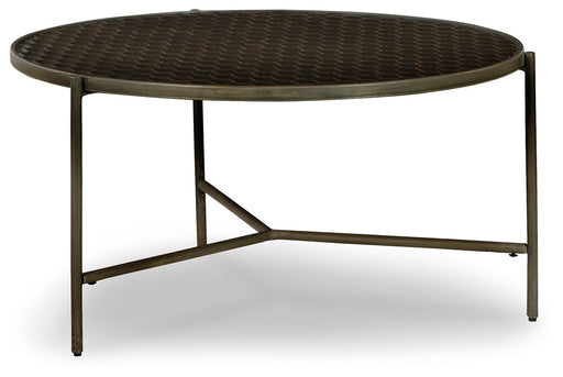 Doraley - Brown / Gray - Round Cocktail Table Sacramento Furniture Store Furniture store in Sacramento
