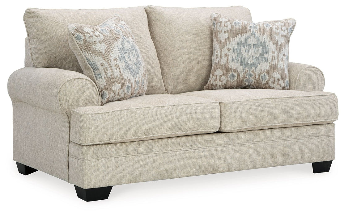 Rilynn - Linen - Loveseat Sacramento Furniture Store Furniture store in Sacramento