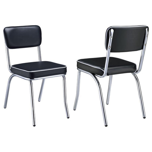 Retro - Open Back Side Chairs (Set of 2) Sacramento Furniture Store Furniture store in Sacramento