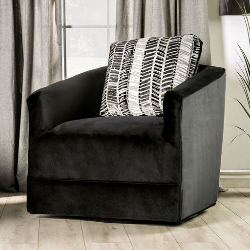 Modbury - Swivel Chair - Black Sacramento Furniture Store Furniture store in Sacramento