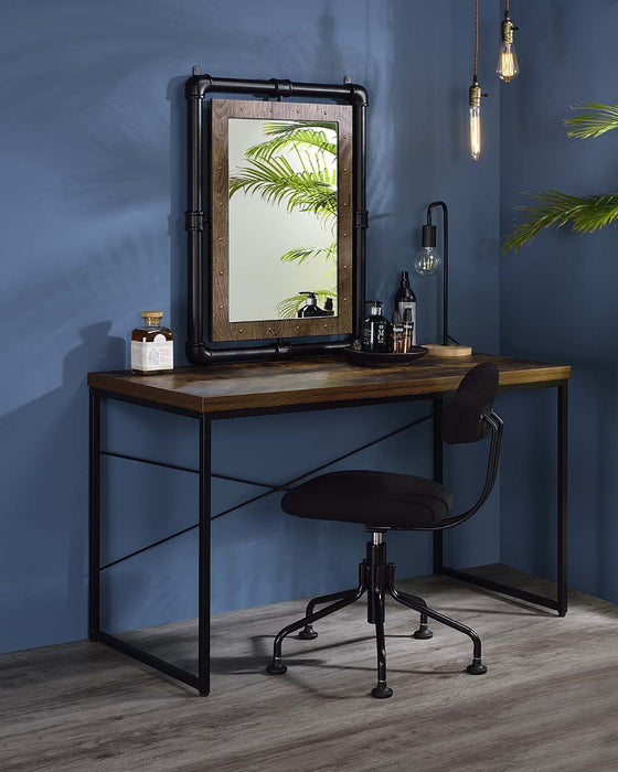 Bob - Console Table - Weathered Oak & Black Finish Sacramento Furniture Store Furniture store in Sacramento