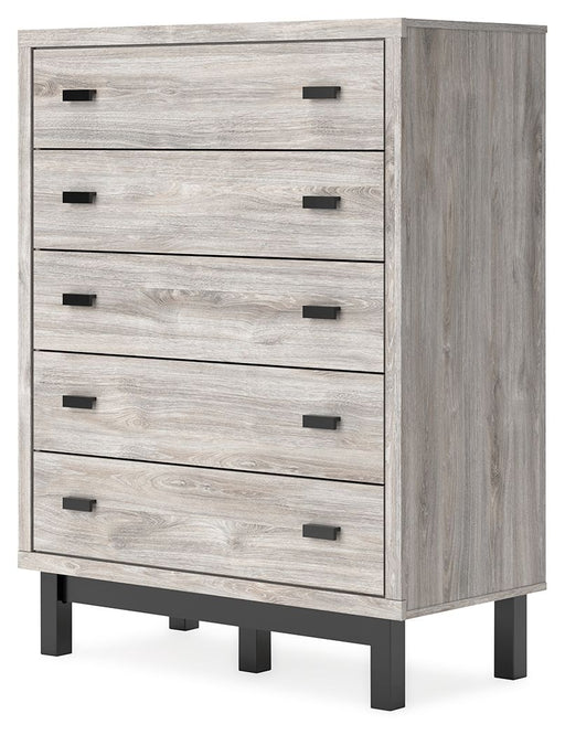 Vessalli - Black / Gray - Five Drawer Wide Chest Sacramento Furniture Store Furniture store in Sacramento