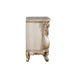 Gorsedd - Nightstand - Marble & Antique White Sacramento Furniture Store Furniture store in Sacramento