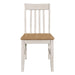 Kirby - Slat Back Side Chair (Set of 2) - Natural And Rustic Off White Sacramento Furniture Store Furniture store in Sacramento