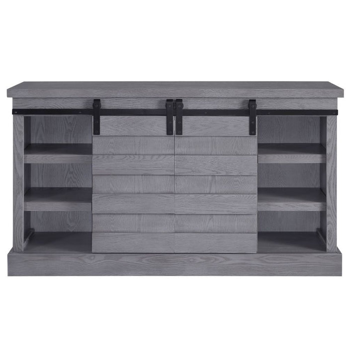 Amrita - TV Stand - Gray Oak Sacramento Furniture Store Furniture store in Sacramento