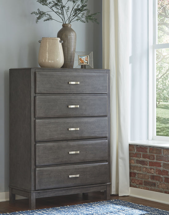 Caitbrook - Gray - Five Drawer Chest Sacramento Furniture Store Furniture store in Sacramento