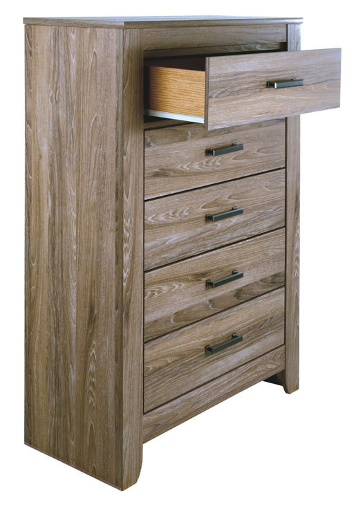 Zelen - Warm Gray - Five Drawer Chest Sacramento Furniture Store Furniture store in Sacramento