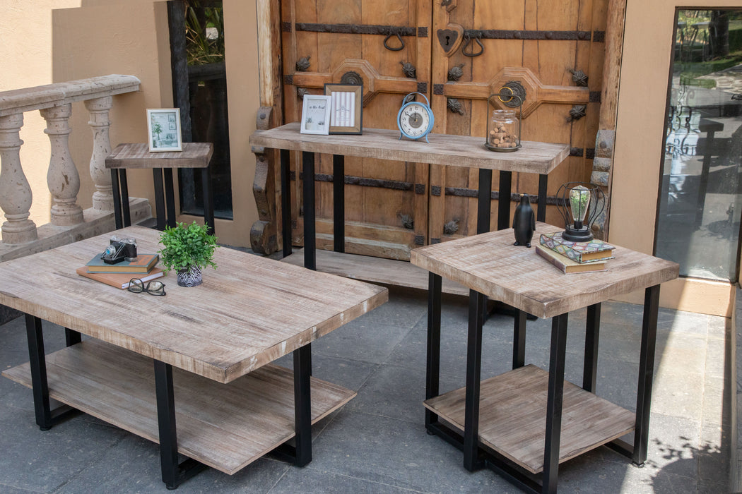 Old Wood - End Table - Drift Sand