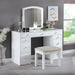 Louise - Vanity With Stool - White Sacramento Furniture Store Furniture store in Sacramento