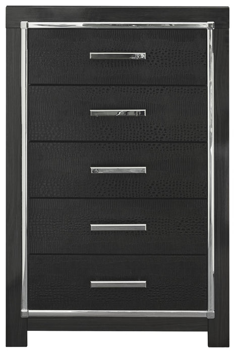 Kaydell - Black - Five Drawer Chest Sacramento Furniture Store Furniture store in Sacramento