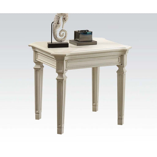 Florissa - End Table - Antique White Sacramento Furniture Store Furniture store in Sacramento