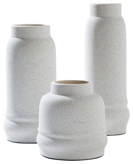 Jayden - White - Vase Set (Set of 3) Sacramento Furniture Store Furniture store in Sacramento