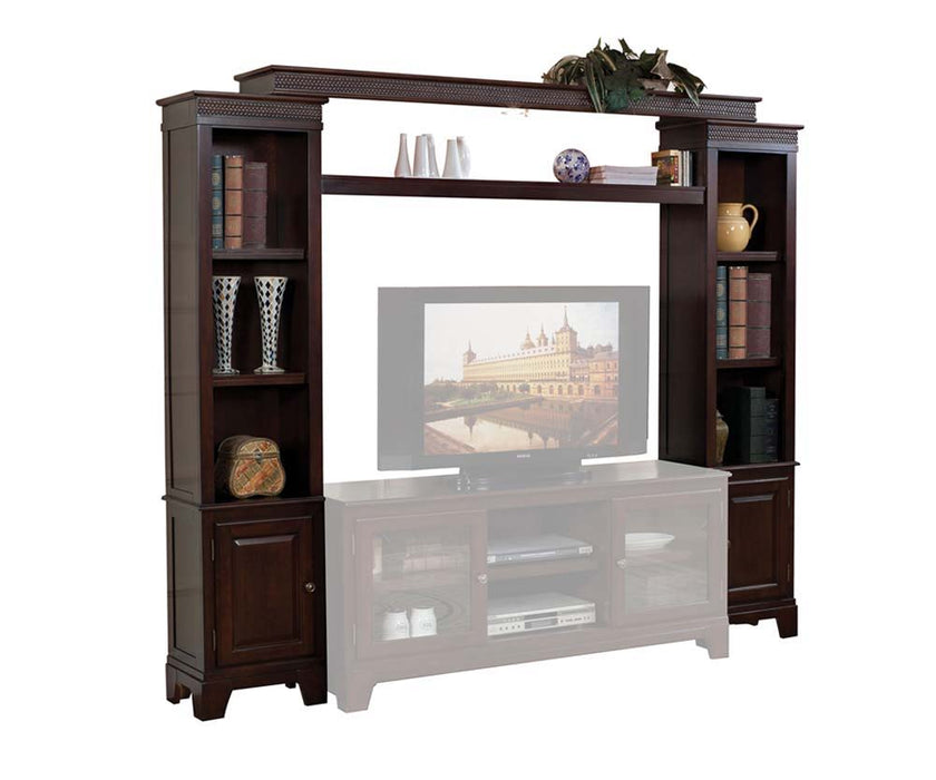 Halden - Entertainment Center - Merlot Sacramento Furniture Store Furniture store in Sacramento