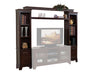 Halden - Entertainment Center - Merlot Sacramento Furniture Store Furniture store in Sacramento