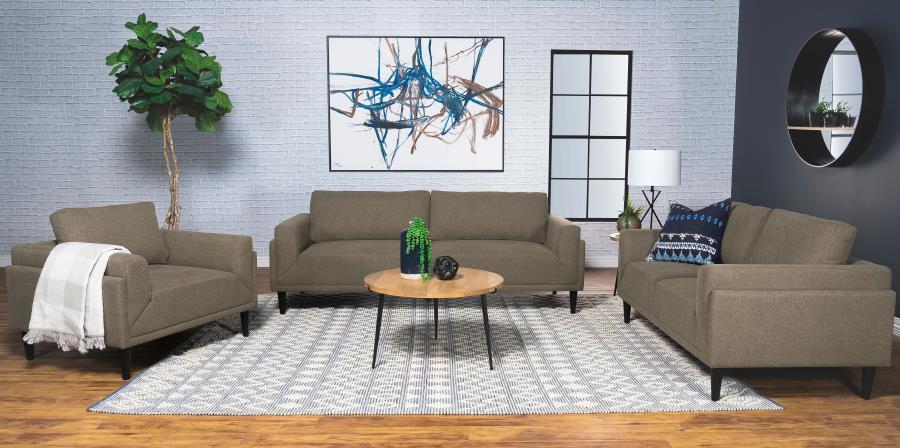 Rilynn - Upholstered Track Arms Sofa Set Sacramento Furniture Store Furniture store in Sacramento