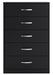 Finch - Black - Five Drawer Chest - 46" Height Sacramento Furniture Store Furniture store in Sacramento