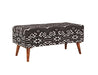 Cababi - Upholstered Storage Bench - Black And White Sacramento Furniture Store Furniture store in Sacramento