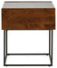 Rusitori - Brown / Beige / White - Rectangular End Table Sacramento Furniture Store Furniture store in Sacramento