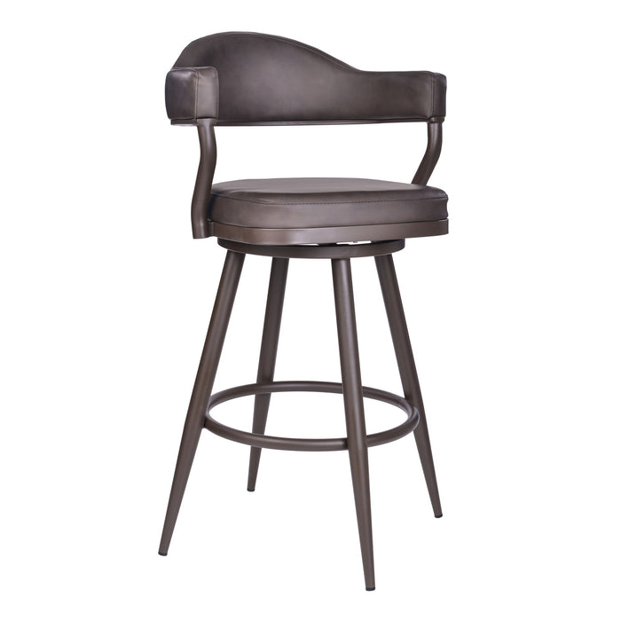 Justin - Swivel Vintage Bar Stool With Metal Legs