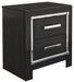 Kaydell - Black - Two Drawer Night Stand Sacramento Furniture Store Furniture store in Sacramento