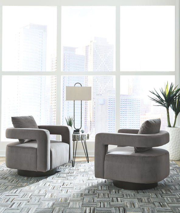 Alcoma - Otter - Swivel Accent Chair Sacramento Furniture Store Furniture store in Sacramento