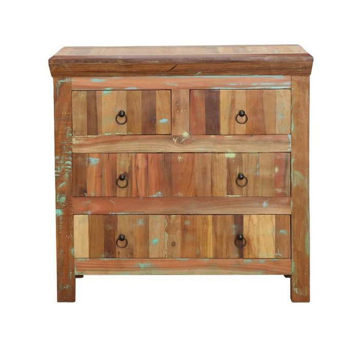 Harper - 4-Drawer Accent Cabinet Reclaimed Wood - Brown Sacramento Furniture Store Furniture store in Sacramento