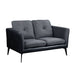 Harun - Loveseat - Gray Fabric & PU Sacramento Furniture Store Furniture store in Sacramento