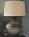 Magan - Antique Bronze Finish - Metal Table Lamp Sacramento Furniture Store Furniture store in Sacramento