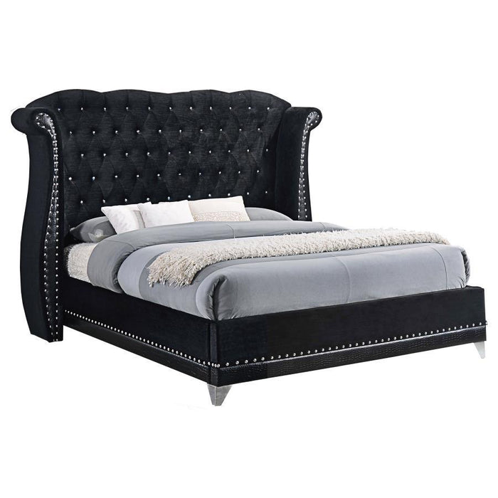 Barzini - Wingback Tufted Bed Sacramento Furniture Store Furniture store in Sacramento