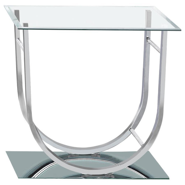 Danville - U-Shaped End Table - Chrome Sacramento Furniture Store Furniture store in Sacramento