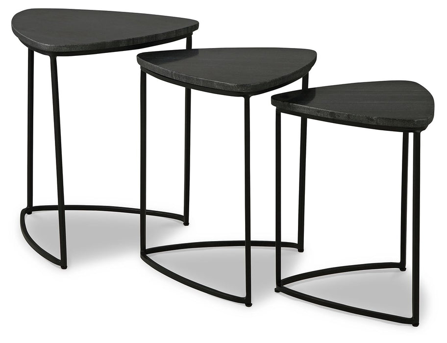 Olinmere - Black - Accent Table (Set of 3) Sacramento Furniture Store Furniture store in Sacramento