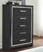 Kaydell - Black - Five Drawer Chest Sacramento Furniture Store Furniture store in Sacramento