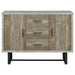 Abelardo - 3-Drawer Accent Cabinet - Weathered Oak And Cement Sacramento Furniture Store Furniture store in Sacramento