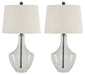 Gregsby - Clear / Black - Glass Table Lamp (Set of 2) Sacramento Furniture Store Furniture store in Sacramento
