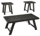 Noorbrook - Black / Pewter - Occasional Table Set (Set of 3) Sacramento Furniture Store Furniture store in Sacramento