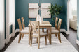 Sanbriar - Light Brown - Rect Drm Table Set (Set of 7) Sacramento Furniture Store Furniture store in Sacramento