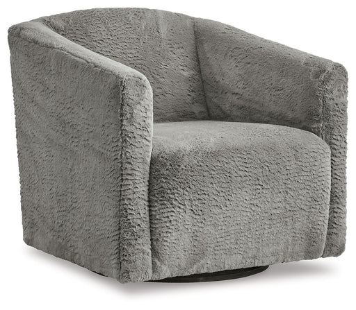Bramner - Charcoal - Swivel Accent Chair Sacramento Furniture Store Furniture store in Sacramento