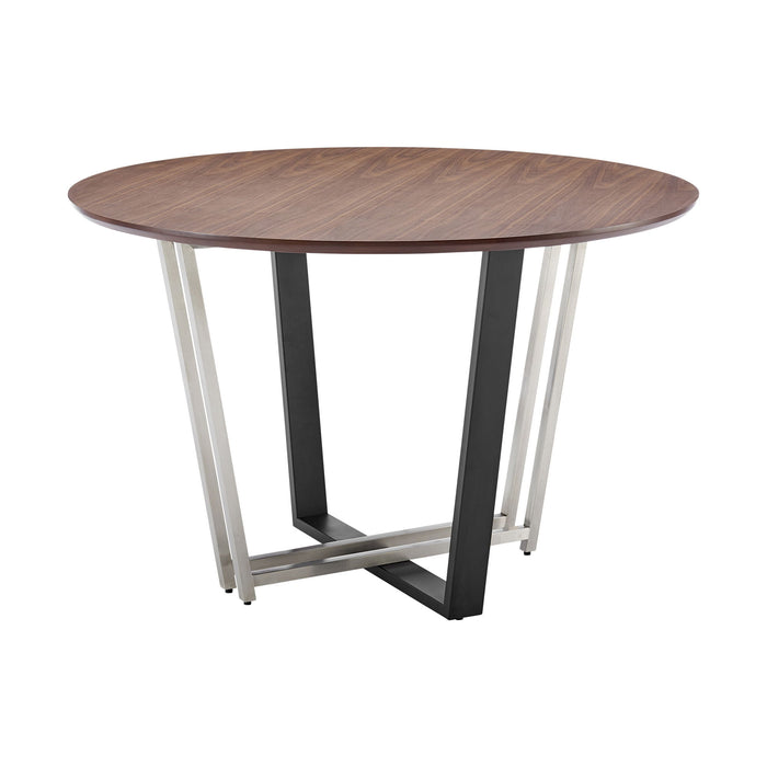 Joana Anastasia - Round Walnut Dining Table Set