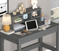 Logan - Writing Desk - Gray Finish Sacramento Furniture Store Furniture store in Sacramento