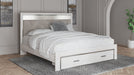 Altyra - White - King Upholstered Storage Bed Sacramento Furniture Store Furniture store in Sacramento