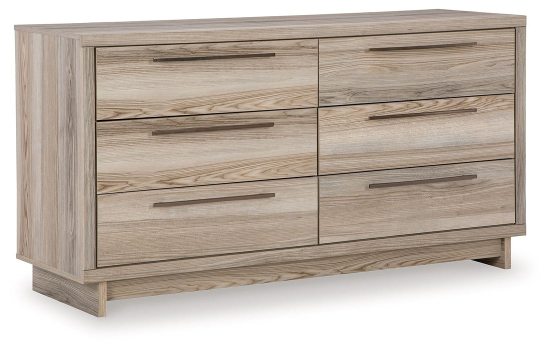 Hasbrick - Tan - Six Drawer Dresser Sacramento Furniture Store Furniture store in Sacramento