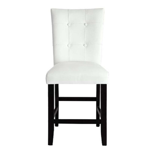 Sandoval - Side Chair (Set of 2) - Beige PU & Champagne Finish Sacramento Furniture Store Furniture store in Sacramento