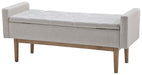 Briarson - Beige / Brown - Storage Bench Sacramento Furniture Store Furniture store in Sacramento