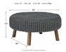 Jassmyn - Charcoal - Oversized Accent Ottoman Sacramento Furniture Store Furniture store in Sacramento