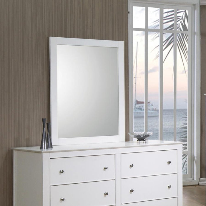 Selena - Rectangular Dresser Mirror - Buttermilk Sacramento Furniture Store Furniture store in Sacramento