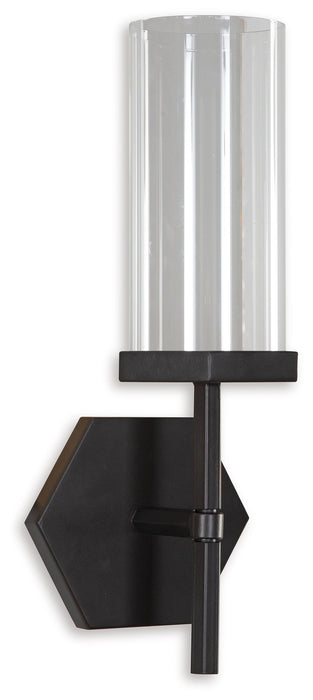 Teelston - Gunmetal Finish - Wall Sconce Sacramento Furniture Store Furniture store in Sacramento