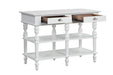 Rorratt - Kitchen Island - Marble & White Finish Sacramento Furniture Store Furniture store in Sacramento