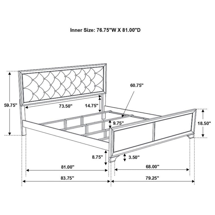 Beaumont - Upholstered Bed Sacramento Furniture Store Furniture store in Sacramento